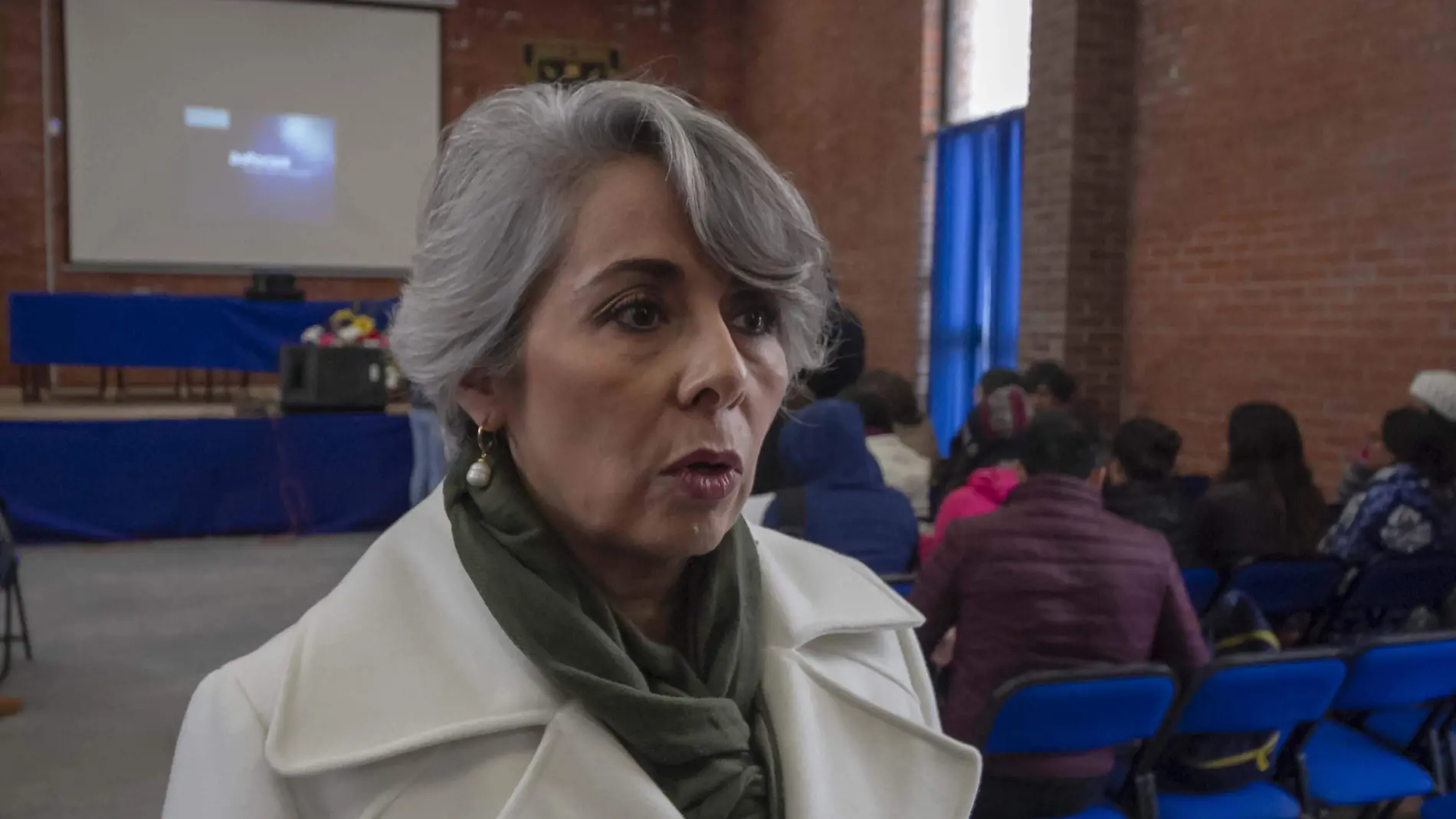 Maricruz Ocampo Guerrero, integrante de Centro Latinoamericano para la Paz, la Cooperación y el Desarrollo (Celapaz). Foto César Ortiz